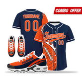 Custom Blue Orange Jersey and TN Shoes Combo Offer Personalized ZH-D0200101-10